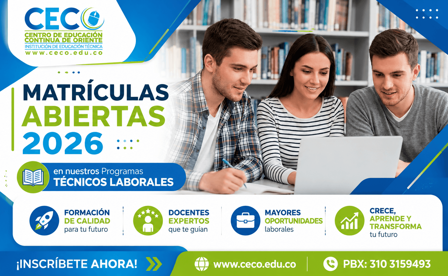 Matriculas abiertas
