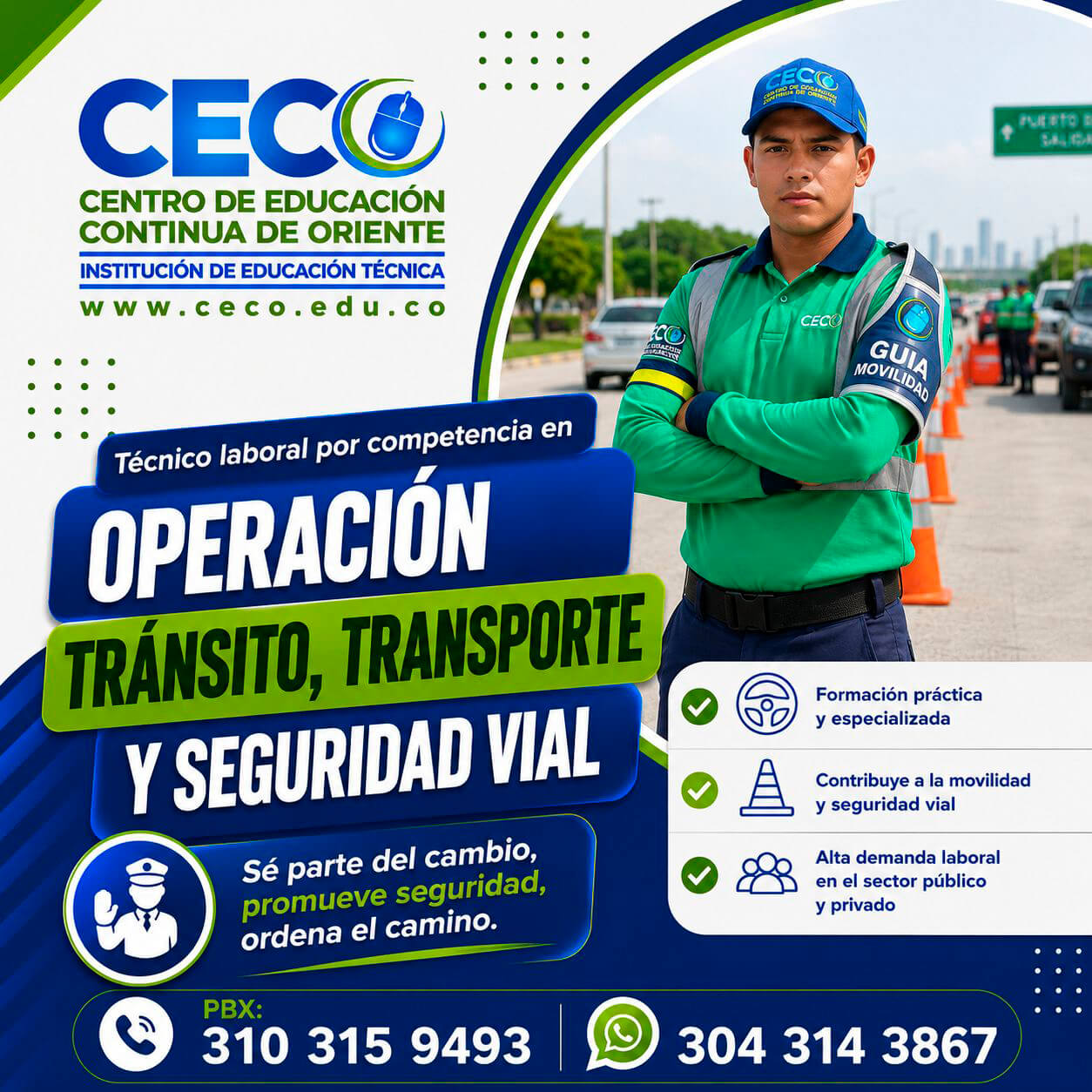 Técnico laboral por competencia en operación de tránsito y transporte