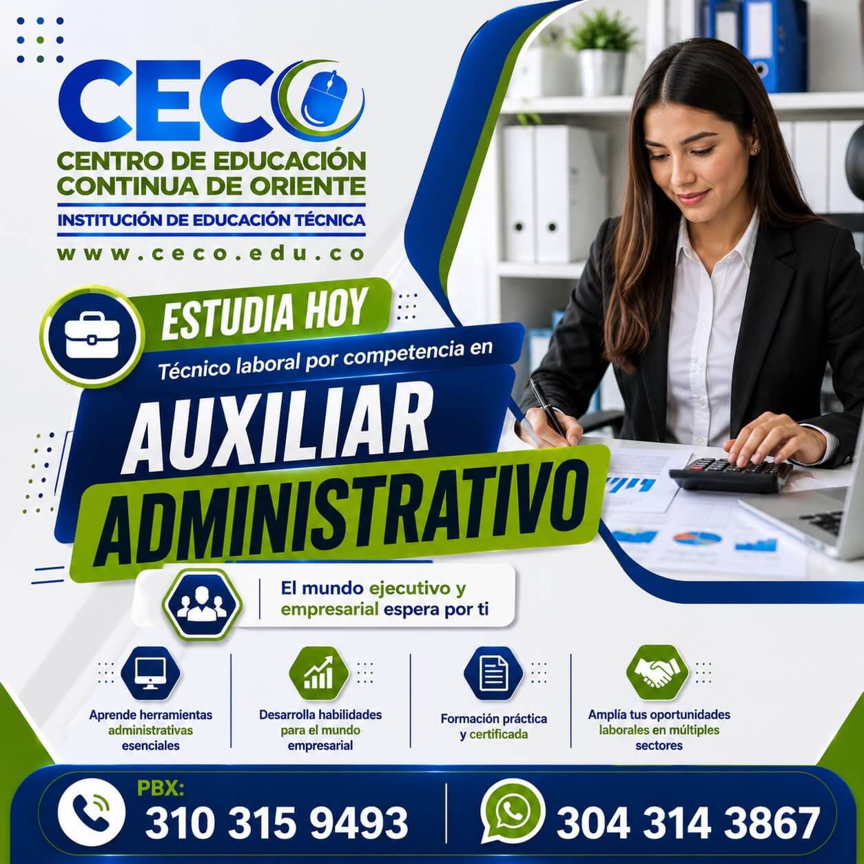 Técnico laboral por competencia en asistencia administrativa
