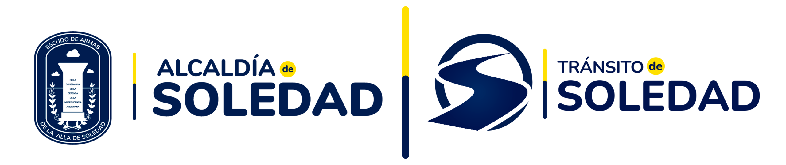 Logo de transito y alcaldia de soledad